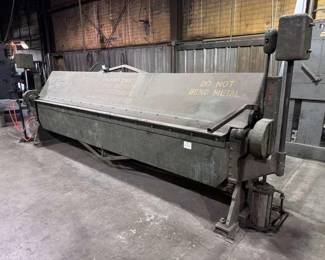 Chicago Dreis & Krump Steel Bending Brake
