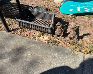 vintage heavy duty Fireplace grate!!!