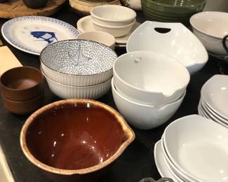 Bowls and serving platters