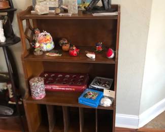 Book Case, fishing ornaments, Christmas