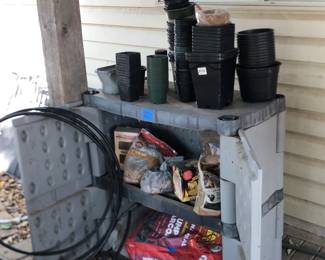 Outdoor storage and firewood/ starters