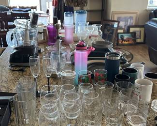 glasses, kichen stuff
