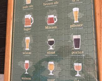 framed jigsaw puzzle