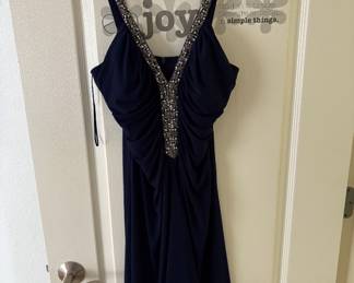 many, many formal dresses.  Various sizes.  This is just a small sampling.