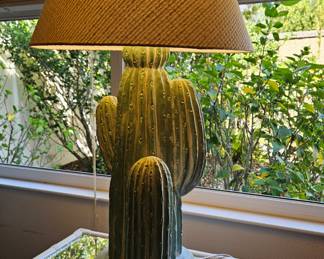 1908s Bon Art Western Folk Plaster lamp