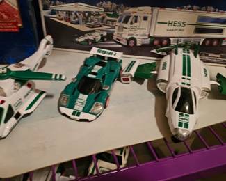 Hess trucks and helicopters