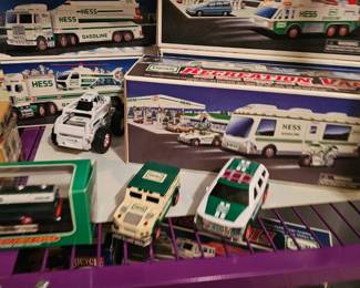 New in box Hess Trucks