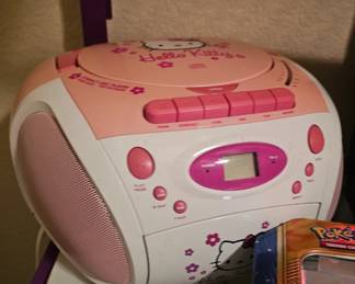 Hello kitty cd player
