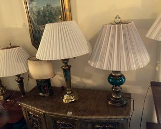 Assorted Lamps