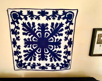 Hawaiian made quilt.