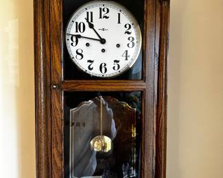 Howard Miller chiming clock, works.