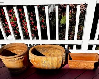 Pretty planters.
