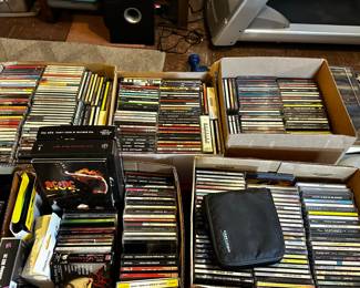 Hundreds of CD's