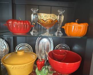 Staub, William Sonoma and Wilton pewter.