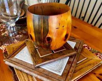 Stunning signed Bill Anger wood bowl.