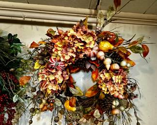 Huge beautiful Grandinroad  fall wreath.