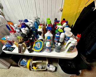 Cleaning products.