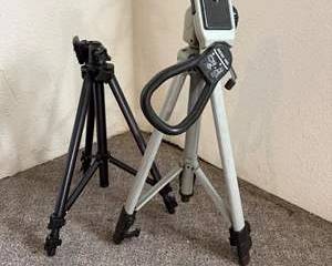 Coast Professional Fluid-Action Video Camcorder Tripod with Handle Black and Silver Adjustable Legs
