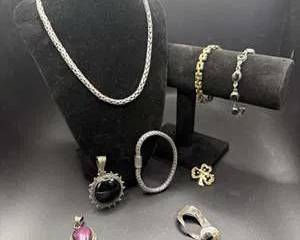 Sterling Silver Necklace, Bracelets, Pendants and Celtic Brooch Collection