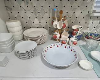 Selection of dishes