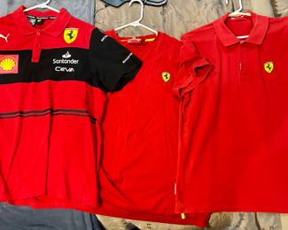Santander Ferrari F1 official shirts