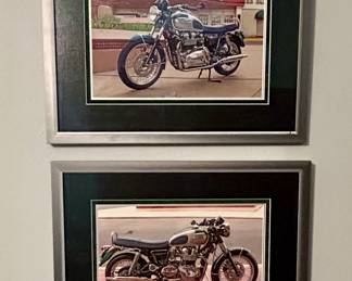 Triumph Motorcycle framed prints