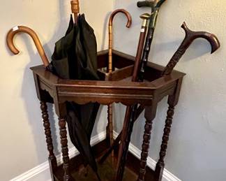 Antique umbrella stand