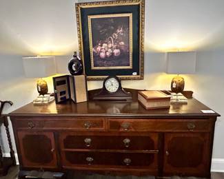 Very nice antique side board/buffet cabinet