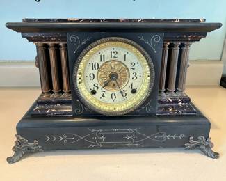 020-KIT: Antique Seth Thomas Adamantine Mantel Clock