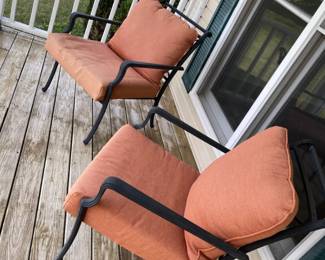 010-PAT: Two Iron Patio Chairs