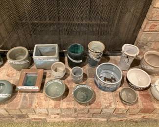 Misc. studio pottery