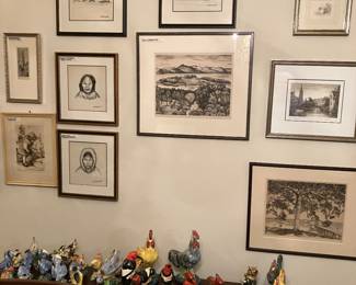 Antique etchings & engravings