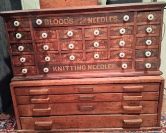 Vintage Spool Cabinet
