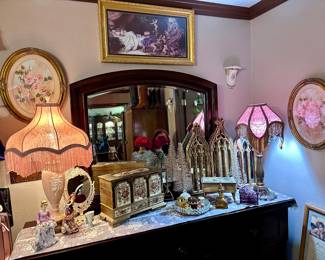 Lamps -  Dresser Goodies - Jewelry Boxes