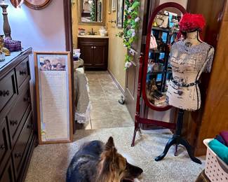 Dress Form and Dressing Mirror