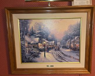 Thomas Kincade on Canvas