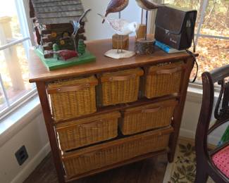 Wicker dresser
