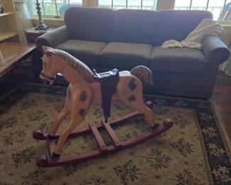 Beautiful handmade rocking horse