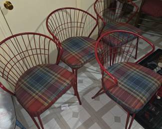 Metal chairs