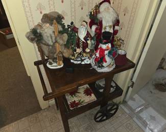 Christmas-Tea cart