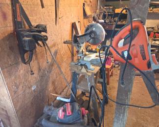 Chop saw-Shop Vac-Chainsaw 