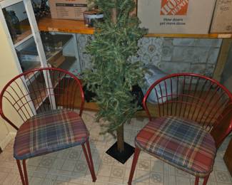 Metal chairs