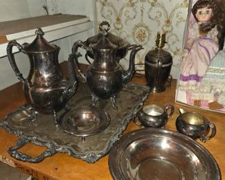 Silver plate set