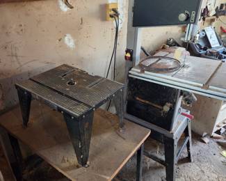 Band saw-Router table