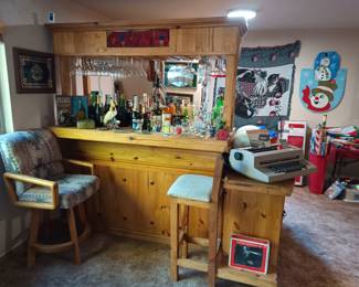 Southwestern cantina bar