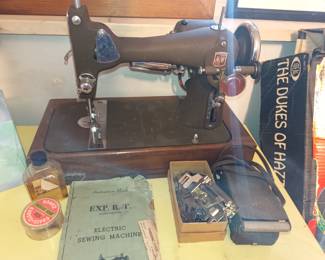 Vintage Montgomery Wards sewing machine