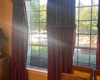 Window treatments are for sale 