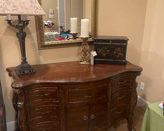 Carved All wood Chest 