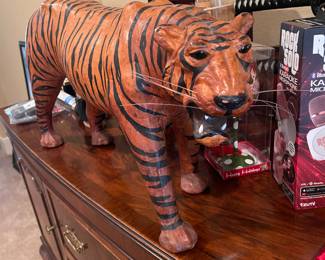 Leather wrapped tiger 