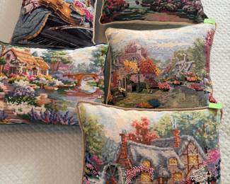 Needlepoint pillows
